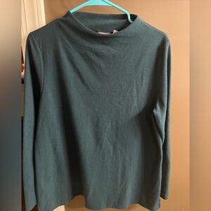 Size 2 Chico's Deep Teal Long Sleeve Top